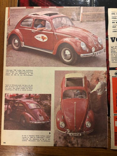 Teknikens Värld Bilanalys Volkswagen 1960
