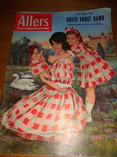 Allers nr17 1961 hemma hos Göran Gentele, Elizabeth Taylor, Laurence Harvey,