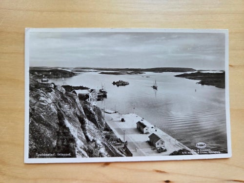 Grebbestad inloppet stämplad Grebbestad 1948