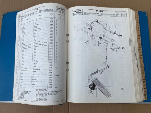 VOLVO Reservdelskatalog / Parts Catalogue Amazon B16