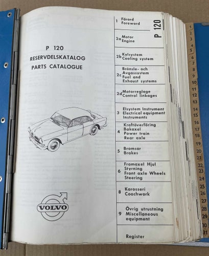 VOLVO Reservdelskatalog / Parts Catalogue Amazon B16