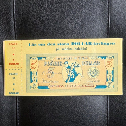 PrärieSerier Nr. 52 från 1956. I väldigt fint skick. FN. Med Davy Crockett!