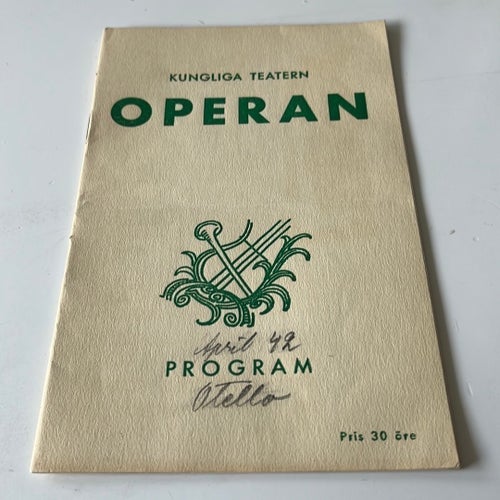 Programblad Otello