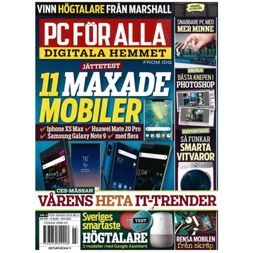 PC FÖR ALLA 2019-NR-03 Februari/Mars