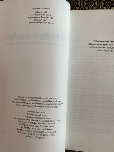Den oövervinnerlige och Hundra år i Sverige