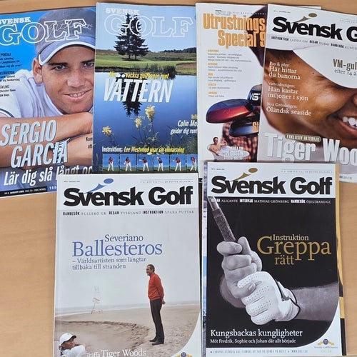 Blandat Svensk Golf tidningar, 1999-2004