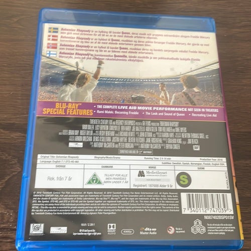 Bohemian Rhapsody Blu-ray