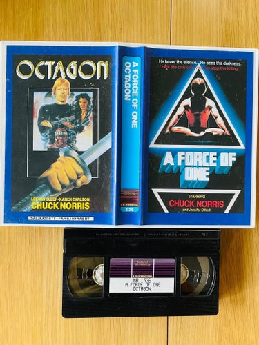 A Force of One & Octagon (VHS) Chuck Norris