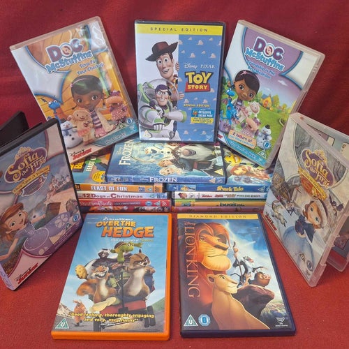 LAGERRENSNING - TOY STORY / LION KING mfl PAKET [OLIKA SKICK] DVD