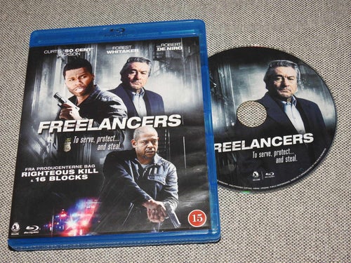 Freelancers Blu-Ray - Actionfilm (Dansk Text) 2012 50 Cent Robert DeNiro