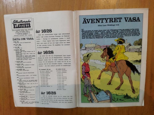 Illustrerade klassiker nr 155 Äventyret Wasa. Very Good plus