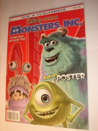 MONSTERS INC F&T KLASSIKER nr 2 Endast tidning NY OLÄST