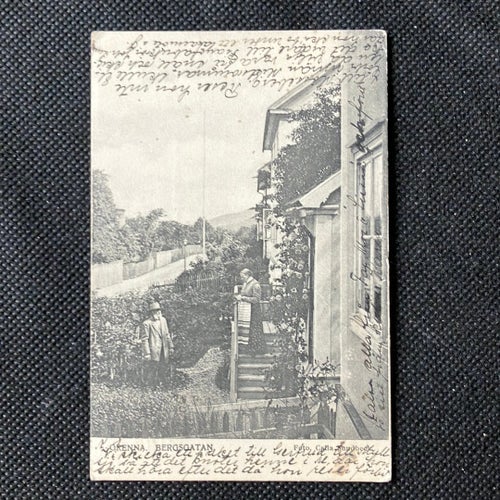 Grenna Gränna. Bergsgatan, pg 1907