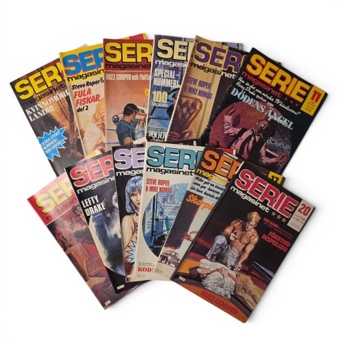Seriemagasinet Serietidningar - 12 st 1986
