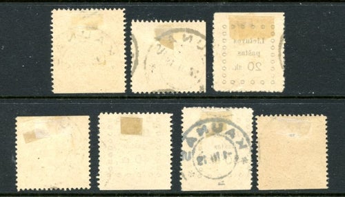 Litauen 1919, Mi 13-19 Ausgabe von Kaunas (II.)