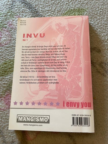 I.N.V.U. 1 - svenska INVU shoujo shojo anime manga manhwa