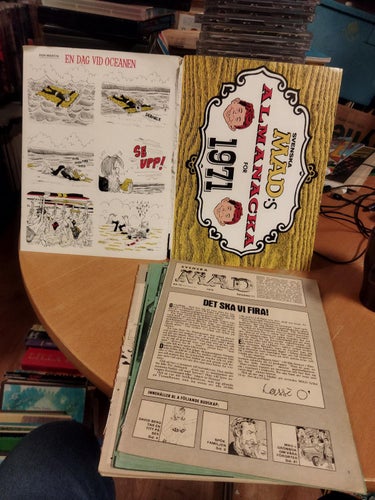 Svenska Mad 1970 nr 10. med kalendar 1971, lässkick
