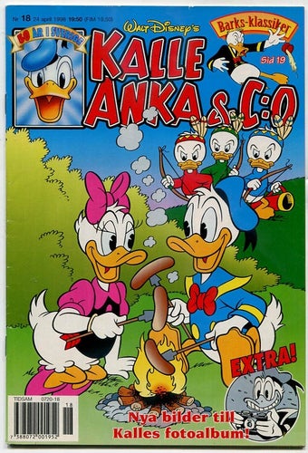 Kalle Anka & Co 1998 nr 18 med Carl Barks Utflykt i det grön