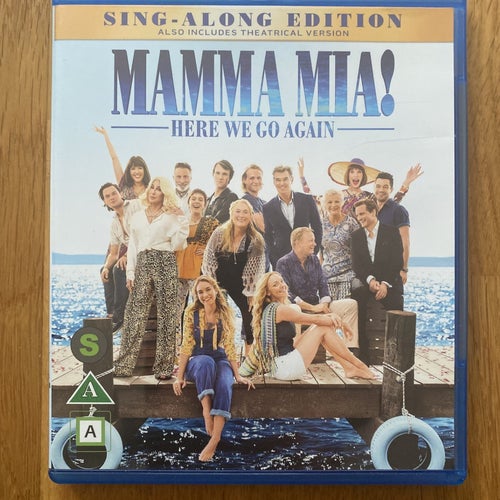 Mamma Mia! Here We Go Again -Blu ray Sing-Along Edition- 1 ÄGARE & MKT BRA SKICK