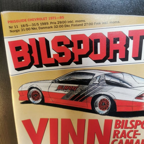 Bilsport 11, 1989