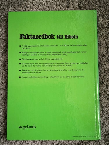 Faktaordbok till Bibeln av Herbert Sundemo