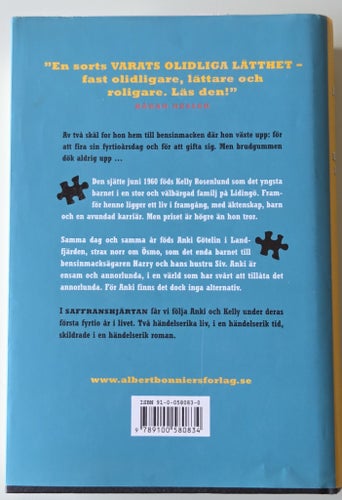 Saffranshjärtan. Jonas Bonnier. Inbunden.
