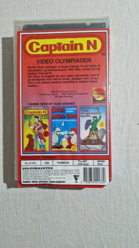 Captain N Video Olympiaden, Nintendo,VHS, Super Mario,Zelda,Video