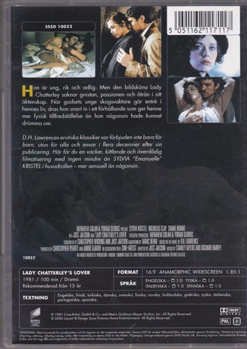 DVD / Lady Chatterleys Älskare / Sylvia Kristel, Nicholas Clay / Nyskick