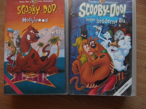 2 st SCOOBY-DOO filmer VHS