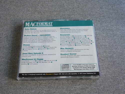 Mac Format August 1997 CD-ROM Duke Nukem Broken Sword Demo