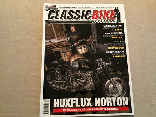 CLASSIC BIKE NR 2 2015 HUXFLUX NORTON,AJS 7R,PER OLOV POSA SERENIUS ISRACING