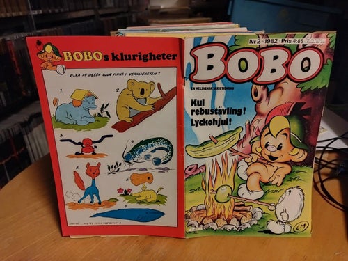 Bobo 1982 nr 2 VG Helana Hellman Lisa Pehrsson Margareta Jörgensen