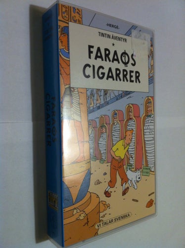 VHS: Tintins äventyr: Faraos Cigarrer - Svensk