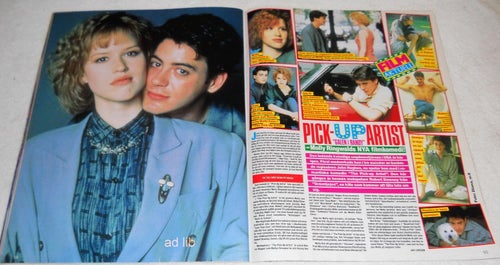 MOLLY RINGWALD - I NY FILMKOMEDI, PRESSKLIPP ARTIKEL 1987