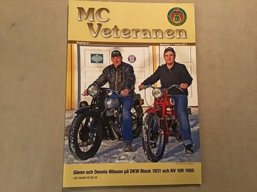 MCV NR 1 2011 DEUTSCHES MUSEUM,LAGERQVIST I LEKERYD,DKW BLOCK,NV MODELL 10R