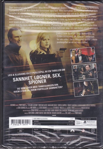 DVD / Lies And illusions / Christian Slater, Christa Campbell / Ny & Inplastad