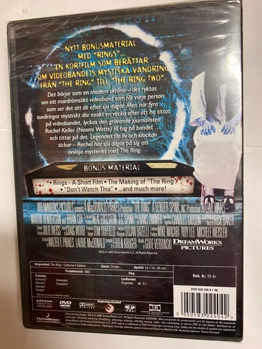 DVD The Ring Collectors Edition INPLASTAD