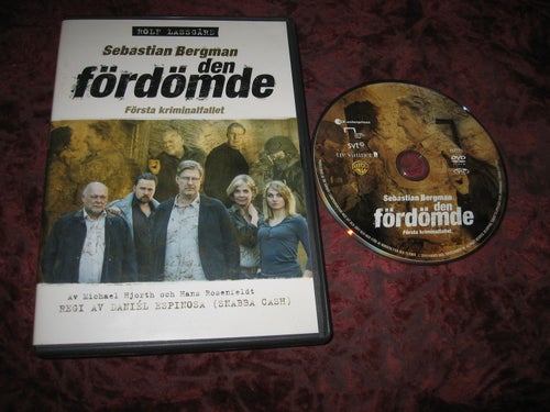DEN FÖRDÖMDE - FÖRSTA KRIMINALFALLET (ROLF LASSGÅRD,SEBASTIAN BERGMAN) DVD