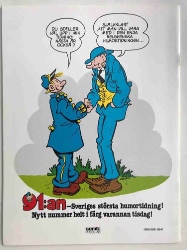 91:an Karlsson Julalbum 1985: VF-NM