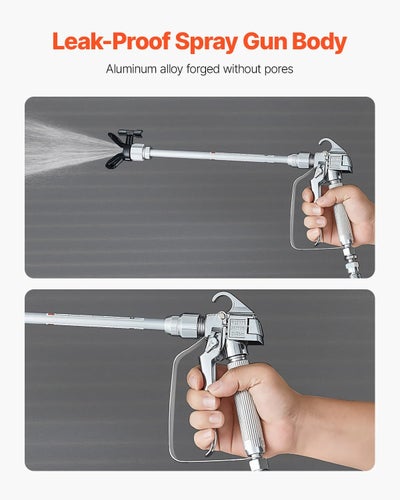 Airless Sprutpistol Kit 3600 PSI Med Högtrycksslang & Munstycke