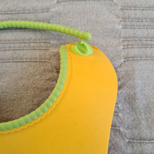 Haklapp från Babybjörn • gul och grön •
