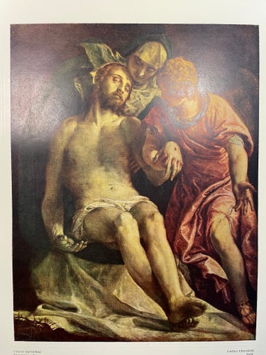 Paolo Veronese, Pieta, vattentryck från 1956, limiterad upplaga i fint skick!