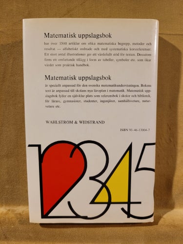 Matematisk uppslagsbok av William Karush, 1970