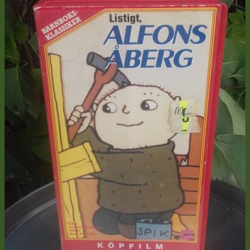 VHS Listigt AlfonsVHS - barnens favorit 55 minuter