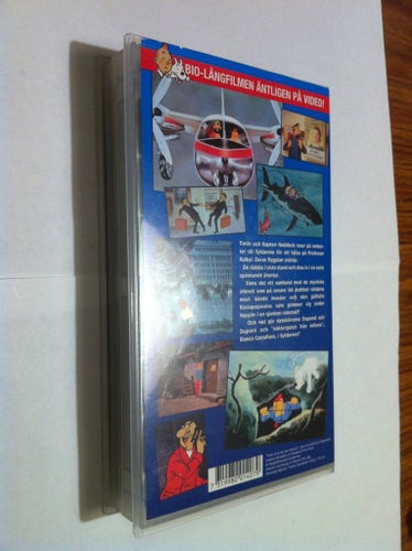VHS: Tintin och hajsjön - Svensk