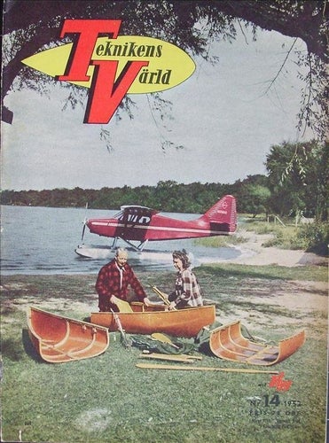 TEKNIKENS VÄRLD 1952/14."Flygande tefaten".MIG 15.Chevrolet.DKW RT 250.