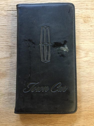 1989 Lincoln Town Car Owner Guide