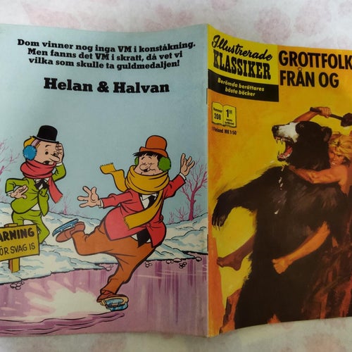 Illustrerade Klassiker nr 208 Grottfolket från Og. Very Fine