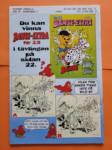 Bamse nr 7 från 1999