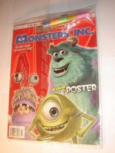 MONSTERS INC I ORIGINAL PLAST m leks nr2 NY OLÄST